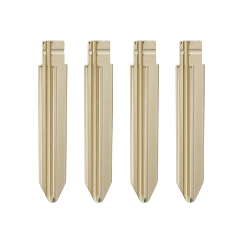 Briny River 4 Hojas de Llave SX-9 Sin Cortar para Llaves de Coche Compatible con Citroën