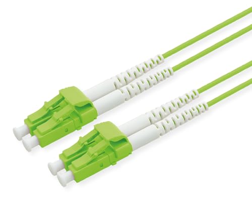 ROLINE LWL-Kabel 50/125µm OM5, LC/LC, LSOH, Low-Loss-Stecker, grün, 2 m