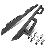 4 Inches Round Tubing Drop Side Step Bar Running Boards Compatible with Ford F150 F250 F350 Super...