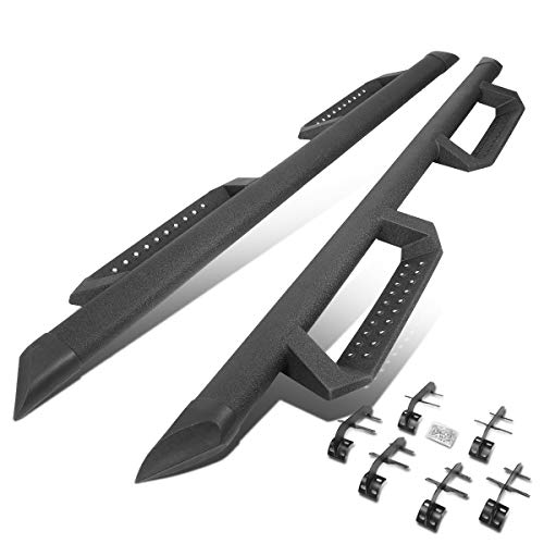 Auto Dynasty Round Tubing Running Boards Compatible with 2015-2022, Ford F150 F250 F350 Super Crew Cab Stainless Steel Drop Side Step Rail Nerf Bars, 4