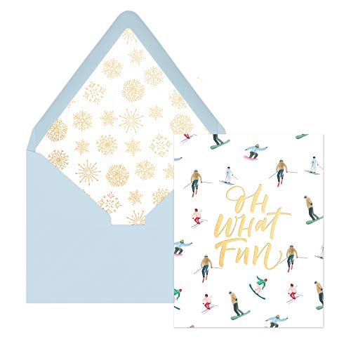 DesignWorks Ink Holiday Boxed Greeting Cards, Oh What Fun