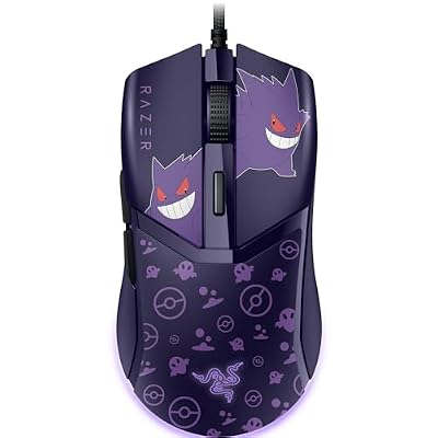 Razer Cobra Wired Gaming Mouse, 58g Lightweight, Pokemon Gengar Edition