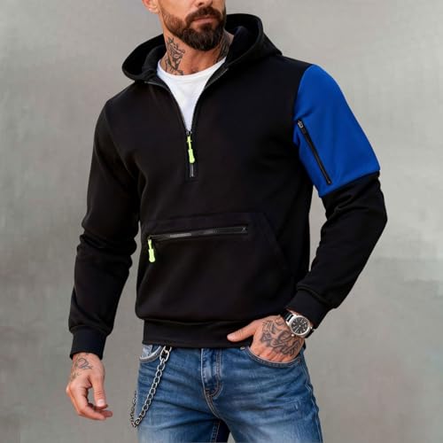 Sudadera con capucha corta holgada que soluciona el frío con solapa semicerrada cómoda 2