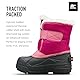 Sorel KIDS SNOW COMMANDER Schneestiefel für Unisex Baby, Rot (Tropic Pink x Deep Blush) - Children, 26 EU