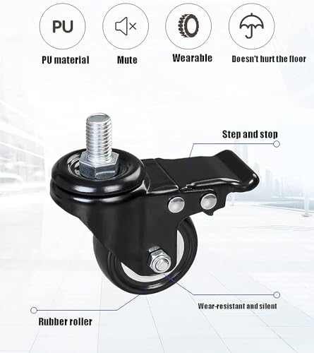 Soporte móvil universal para TV con ruedas miniatura 4