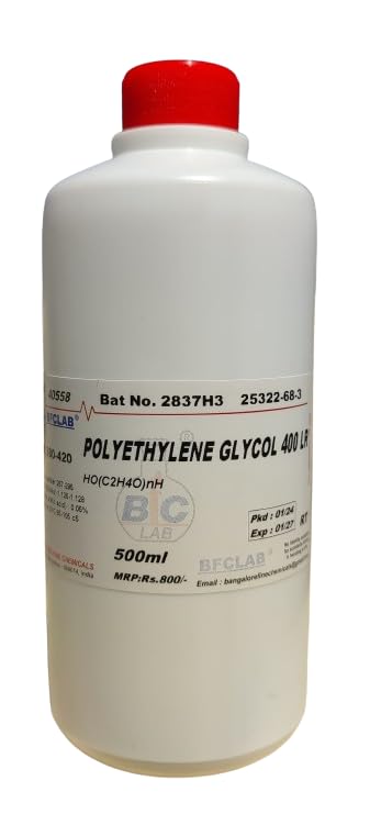 See full amazon price history chart for POLYETHYLENE GLYCOL 400-500ml (PEG 400) POLYETHYLENE GLYCOL 400-500ml (PEG 400) (B07KXB2DNK) Amazon Price History, Amazon Price Tracker