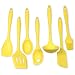 Chef Craft 7 Piece Silicone Kitchen Tool and Utensil Set, Yellow