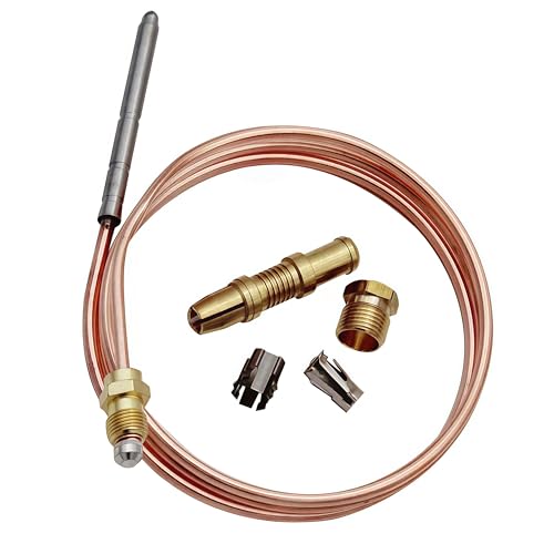 Thermocoupler for Robertshaw Thermostat Control Pilot Burner Assembly Replacement 1980-036 Snap Fit Universal Thermocouple (36