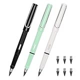 3pcs Everlasting Pencil Unlimited Inkless Pencil,Reusable Everlasting Pen with Eraser and 6pcs...