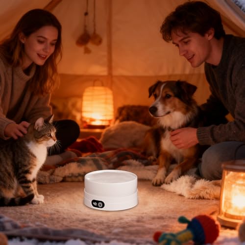 Mihauuke Beheizter Hundenapf - 4 Temperatur Einstellungen Winter Trinknapf | Thermischer Katzen Wassernapf - Für Hühner Vögel Und Andere Tiere Wie Welpen Und Kätzchen