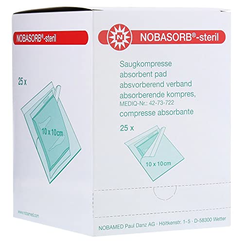 Noba Absorbierende Verband Steril 10 X Cm, 25 Stück Cover