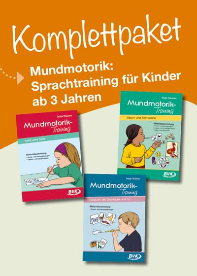 Komplettpaket Mundmotorik: Sprachtraining für Kinder ab 3 Jahren (Mundmotorik-Training) | geeignet für Kita, Schule und Logopädie