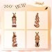 LXOUMEI Solar Bunny Statues Outdoor Decor, Garden Sculptures with Welcome Sign Funny Rabbit Figurines for Yard Art Lawn Ornaments Porch Patio Balcony - Birthday Gifts for Women Mom Grandma