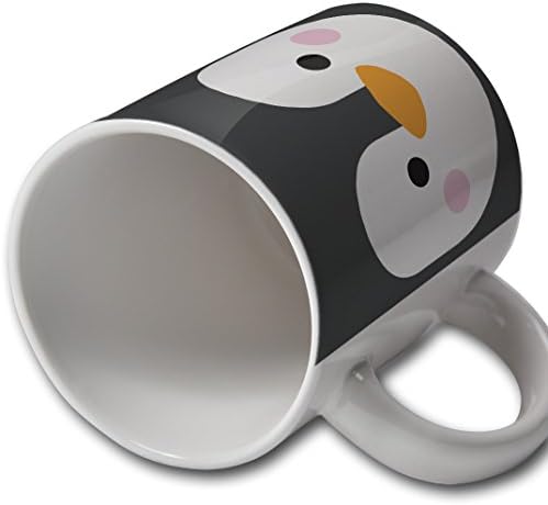 verytea Penguin mug - cartoon penguin face mug cup, really cute