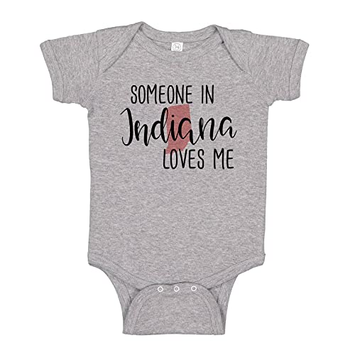 Someone in Indiana Loves Me Baby Infant Bodysuit