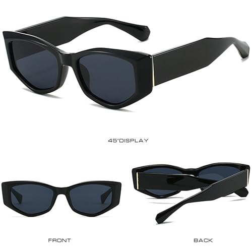 Kursan Retro Thick Frame Sunglasses for Women Men Classic 90s Chunky Sun Glasses Shades UV4004