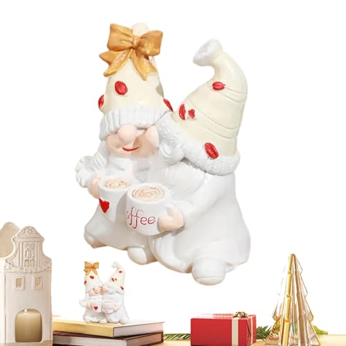 Gnomes de jardin extérieurs et statuette de café pour balcon - 2