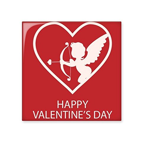 Carreaux de céramique Saint-Valentin avec ange blanc pour déco cuisine et salle de bains