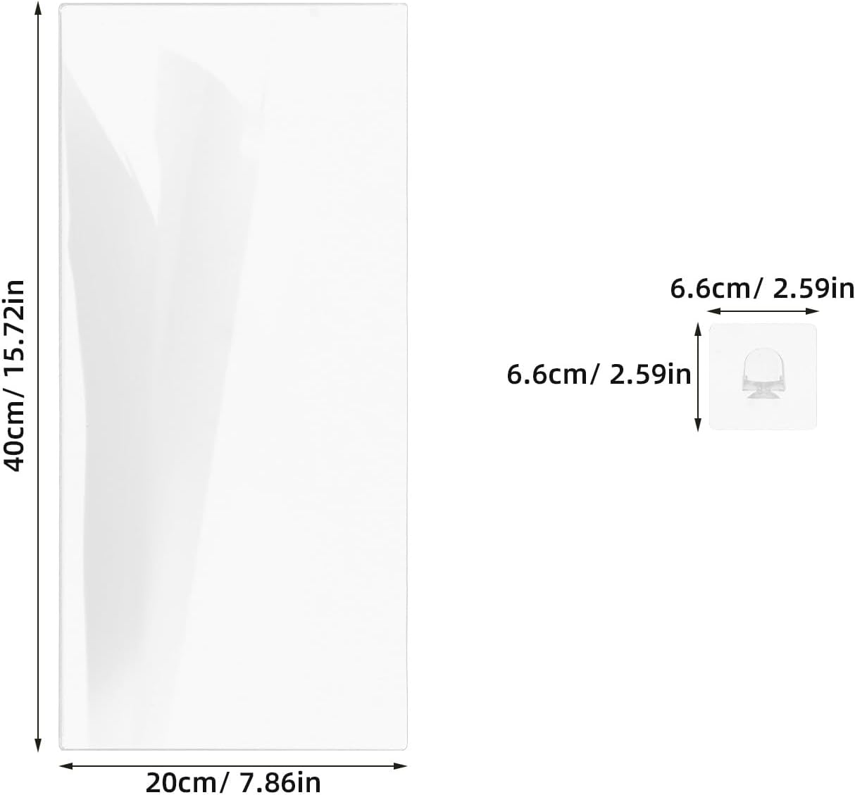 Acrylic Cabinets Shelf Divider: Closet Organization Separator Panel - Horizontal Reinforced Partition Rack Organizer for Bathroom Towel Handbag