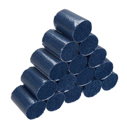 Image of MECCANIXITY 15 Rolls Latch Hook Yarn, 3mm Dark Blue Latch Hook Kit Yarn Precut Hook Rugs Making Crochet Bundles for Rug Adults Beginners Tapestry DIY Craft