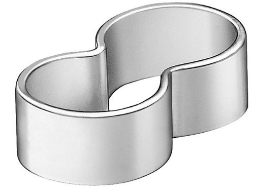 Zinc Plated Carbon Steel Twin Clamp, Closed, 8.0 mm - 9.0 mm Hose OD Range, Oetiker Part 10800002 (Pack of 500)
