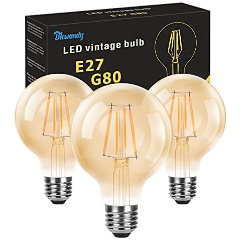 Bombillas LED E27 Luz Calida Vintage 4W Cover