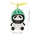 Alipis Cute Panda Car Ornaments - Resin Dashboard Decorations for Electric Scooter, Motorcycle, and Bicycle - Easy Installation