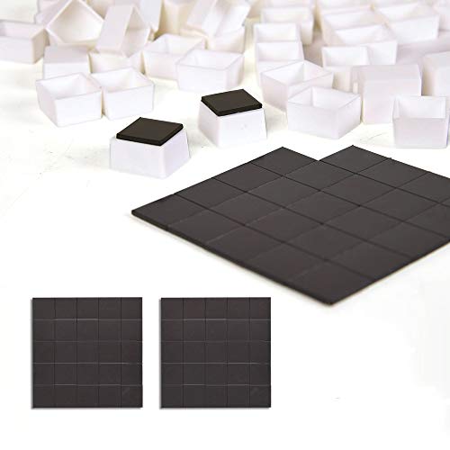 48pcs Empty Half Pans Kits for Paint Palette