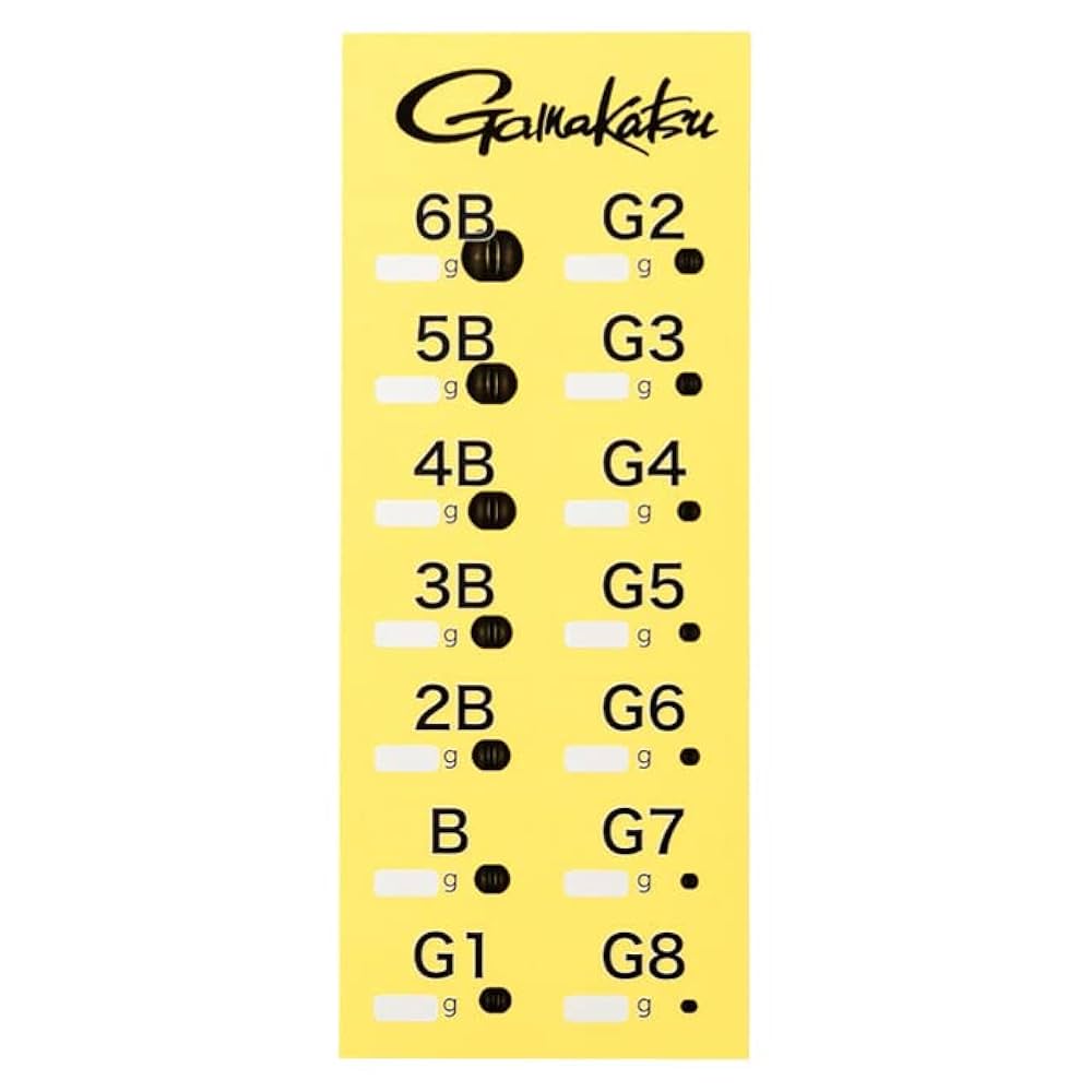 Amazon | がまかつ(Gamakatsu) 号数シール(ガン玉) GM1302