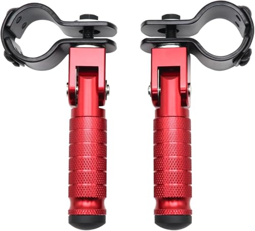 オートバイの足台、普遍的な金属のオートバイのフィートのペダル、折りたたみフットステップペグ、自転車、スクーター、オートバイのためのスリップ防止折るペダル