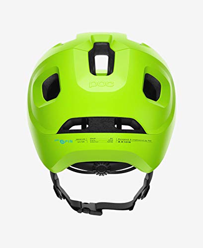 Poc, Axion Spin Mountain Bike Helmet For Trail And Enduro, Fluorescent Yellow/Green Matt, Medium/Large #TOP2