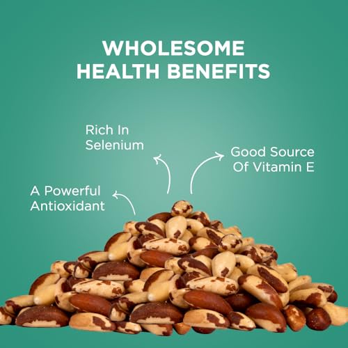 Image of Nutty Gritties 100% Natural Brazil Nuts 150g | Rich in Nutrients & Antioxidants | Healthy Munching Snack | Fresh & Crunchy