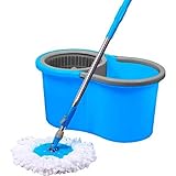 Microfiber Spin Mop, Bucket Floor Cleaning System - 2 Mop Refills - Vom Haus