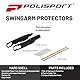 Polisport 8456600001 Schwinge Schutz, Set of 12, Schwarz