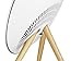 Bang & Olufsen Beoplay A9 4th Gen Wireless Multiroom Speaker, White with Oak Legs