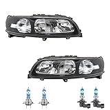 Scheinwerfer rechts Halogen Scheinwerfer Frontscheinwerfer Set H7 für V70 II inkl. Lampen