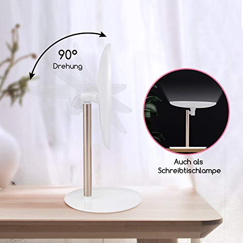 Meinraum Specchio da Trucco con Luci Led Tondo