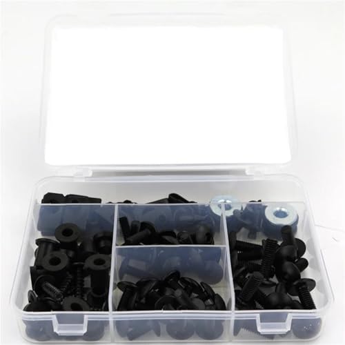 Kit de tornillos de carenado para Yamaha FJR1300 2013-2019 con pernos y clips negros de acero