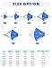 BLUEWING 53in Sea Anchor Drift Sock 840D Nylon Parachute Fishing Drogue for Marine Boat/Jet Ski/Sail, Blue