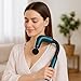 CYCMIA Handheld Cordless & Rechargeable Back Massager - Quiet - Full Body Massage Device for Women, Aches Relief, Sports Recovery and Deep Relaxation - Blue
