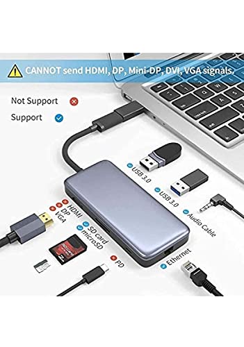Image of USB to Type c Adapter Type c Female to USB 3.0 Type A Male Connector Supports Ultra-Fast Charging and high-Speed Data Transmission with OTG Transfer Function) - Pack of - 1
