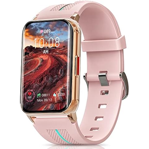Smartwatch for Women, 1.57 Inch Full Touchscreen Fitness Tracker with Heart Rate Blood Oxygen Monitor, IP68 Waterproof Smartwatch for Android iOS Mobile Phones Cover