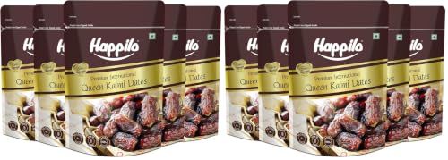 Image of Happilo Premium International Queen Kalmi Dates 1000g (1375) (Pack of 2)