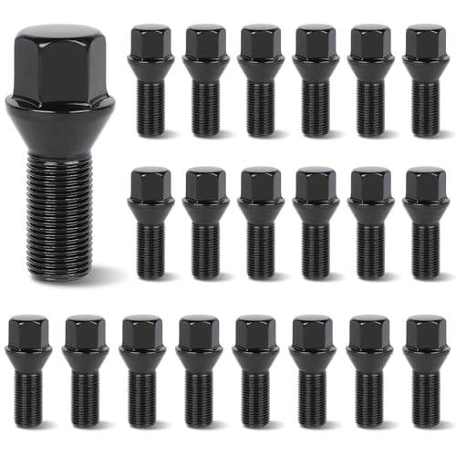 🔹𝐒𝐢𝐜𝐮𝐫𝐞𝐳𝐳𝐚 & 𝐄𝐬𝐭𝐞𝐭𝐢𝐜𝐚 – Grazie alla filettatura conforme agli standard originali, garantisce la migliore connessione con il mozzo della ruota, non si allenta facilmente, assicura un fissaggio stabile e maggiore sicurezza. La superficie nera fosfata non migliora soltanto l’aspetto e la texture, ma offre anche un’elevata resistenza alla corrosione e alla ruggine.
