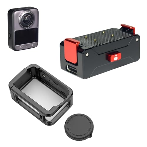 DJI Osmo 360�J�����Ή�360�J�����o���h���B�[�d�x�[�X�A�A���~�j�E���P�[�W�A�����Y�L���b�v�Z�b�g(�[�d��+�J�����P�[�W)�t���B