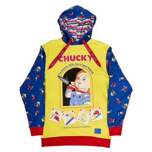 Loungefly Universal Childs Play Chucky Hooded Sweatshirt Large