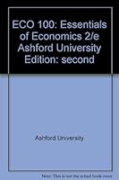 ECO 100: Essentials of Economics 2/e Ashford University 0077329481 Book Cover