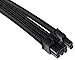 CORSAIR Premium Individually Sleeved PSU Cables Starter Kit – Black, 2 Yr Warranty, for Corsair PSUs