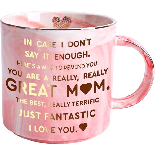 Mothers Day Gifts for Mom Wife from Daughter Son,You're A Really Great Mother Coffee Mug - Unique Christmas Birthday Gifts Idea for Mama Wife, 12 OZ Funny Coffee Mug,