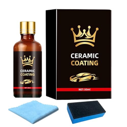 Sellador Cerámico Para Automóviles: Solución De Revestimiento Protector De 50 Ml, Capa Altamente Duradera, Tratamiento Antirrayas Para Automóviles, Cuidado Profesional De Vehículos Con Apl